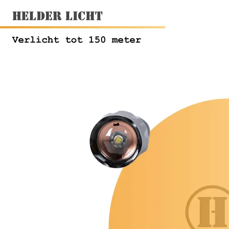 Homey's Mel zaklamp LED oplaadbaar 150 lumen