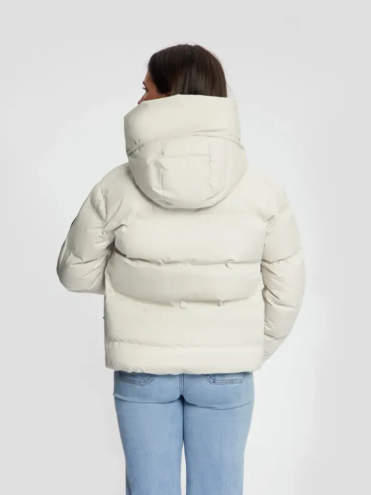 Olive Dames - Puffer winterjas - Waterdicht