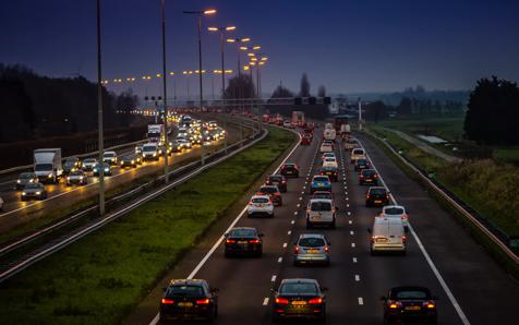 17 procent meer files op de Nederlandse wegen in 2023