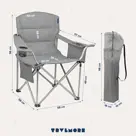 TRVLMORE Campingstoel XL