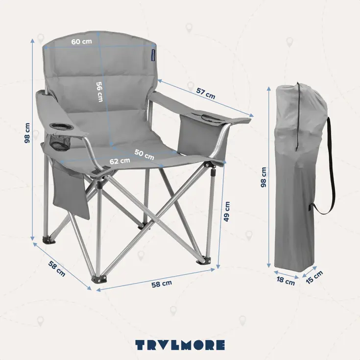 Campingstoel XL