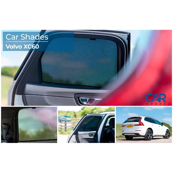Volvo XC60 2017 - Zonneschermen achterportieren - Car Shades