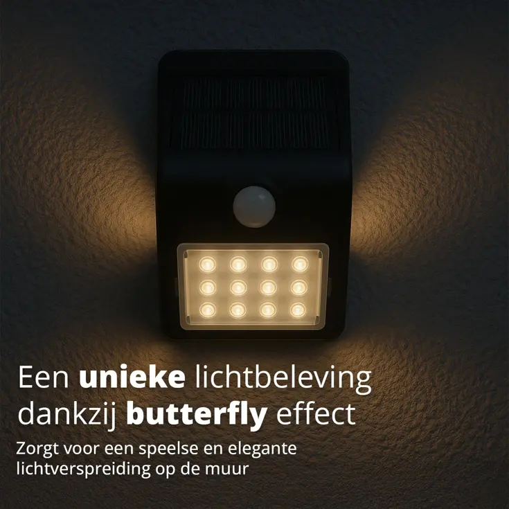 Solar Wandlamp Geisha