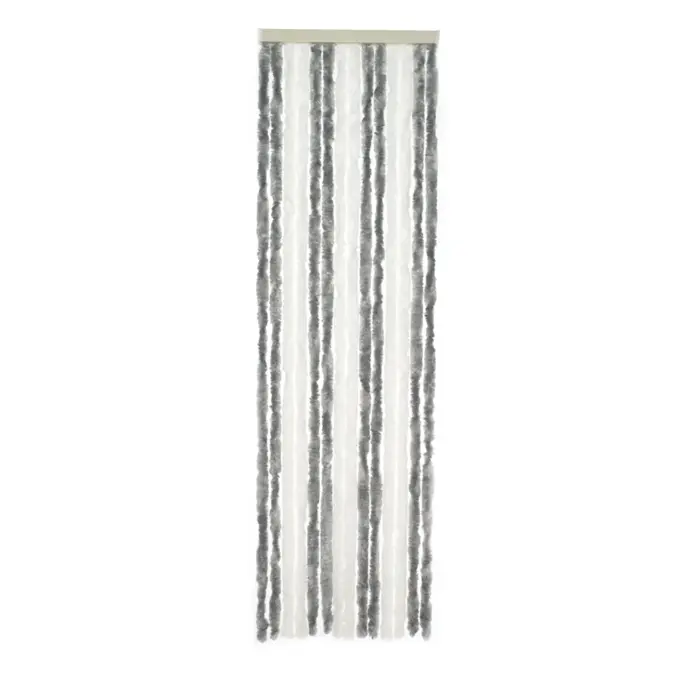 Travellife Chenille Basic grijs/wit 56x185cm