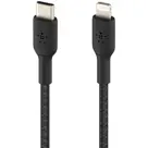 Belkin Lightning naar USB-C kabel Gevlochten