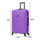 BlockTravel reiskoffer - M - TSA-slot - 74L