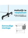 Droogtoren Inklapbaar – 36m – met wieltjes