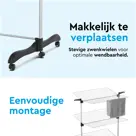 Droogtoren Inklapbaar – 36m – met wieltjes