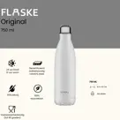 FLASKE 750 ml  RVS Drinkfles