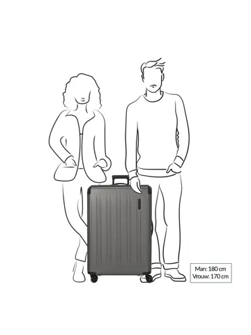 Travelite Dynamiic 4 Wheel Trolley XL  |120 L