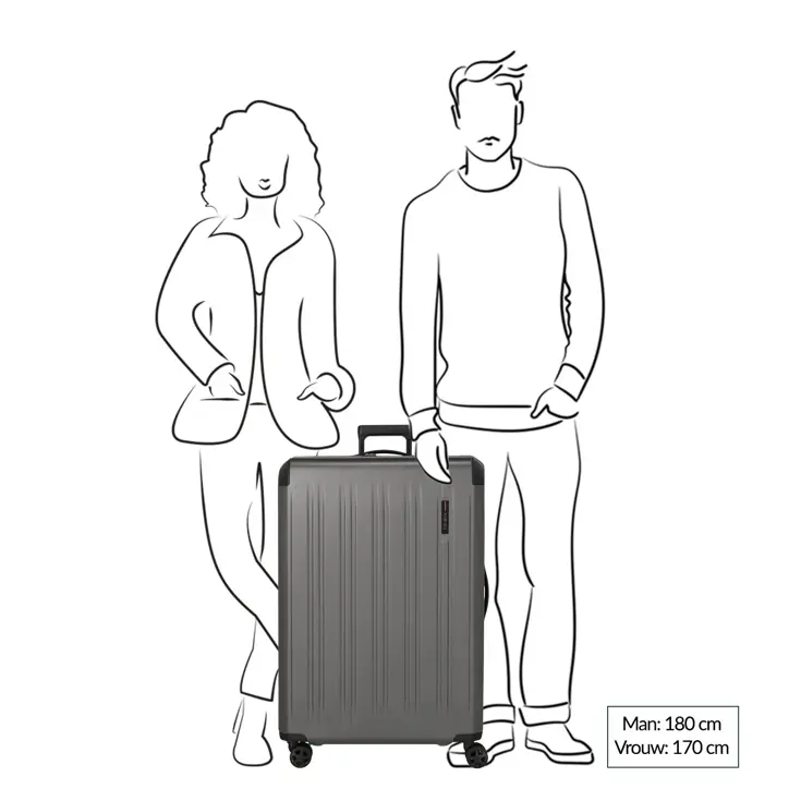 Travelite Dynamiic 4 Wheel Trolley XL  |120 L