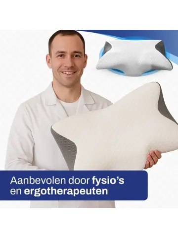 Vlinderkussen  Hoofdkussen Traagschuim Anti Snurk