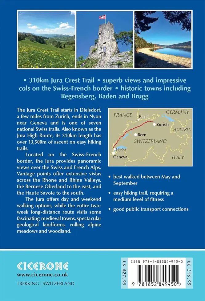 Gids Trek Switzerland's Jura Crest Trail