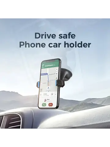 Dashboard Telefoonhouder - Zwart - Joyroom