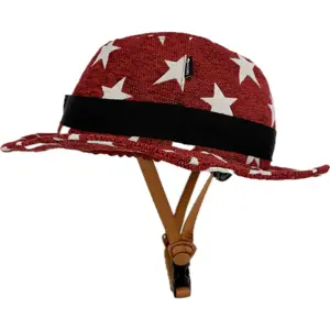 Vizorz SwitchCap fietshelm Red stars classic