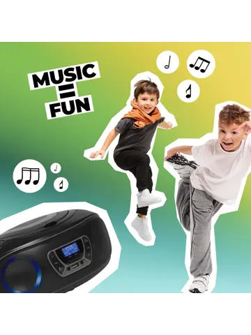 TDB212GR DAB+/FM Radio Boombox