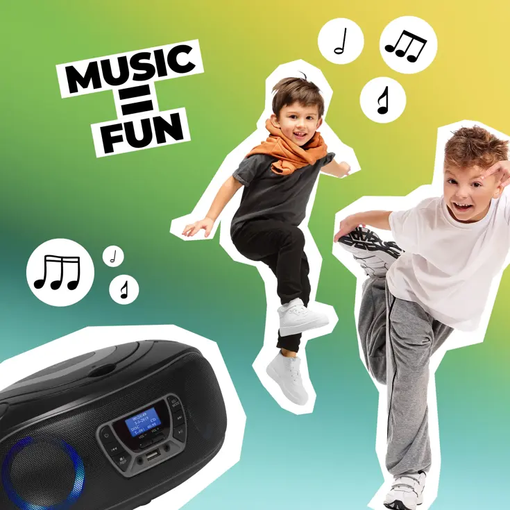DAB+ Radio CD-speler Bluetooth Lichteffecten