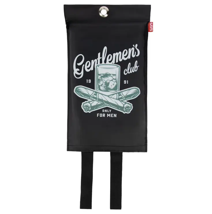 Blusdeken - 100 x 100 cm Gentleman print