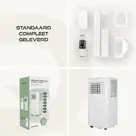 Mobiele airco met afstandsbediening -  9000 BTU