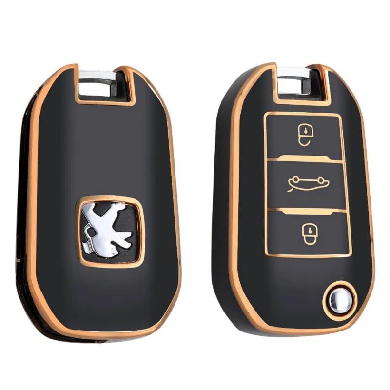 Dutch Shield  Sleutelhoesje  Citroën goud A3  Zwart-Goud