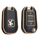Dutch Shield Sleutelhoesje  Peugeot goud A3