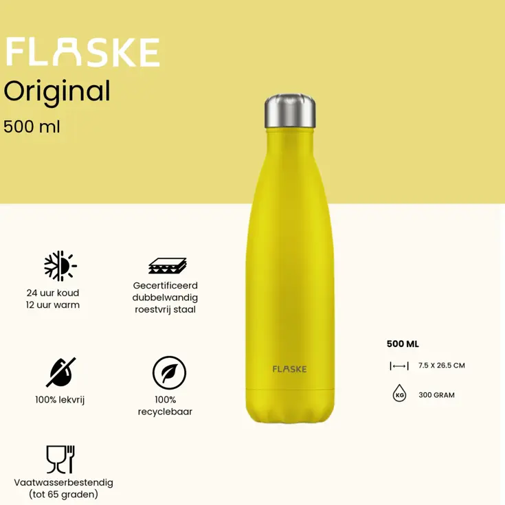 Drinkfles RVS 500 ml