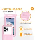 Drivv. Waterdicht Telefoonhoesje - 6.8" Roze