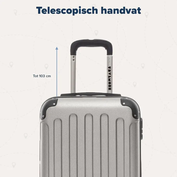 TRVLMORE Handbagage Koffer - 38L
