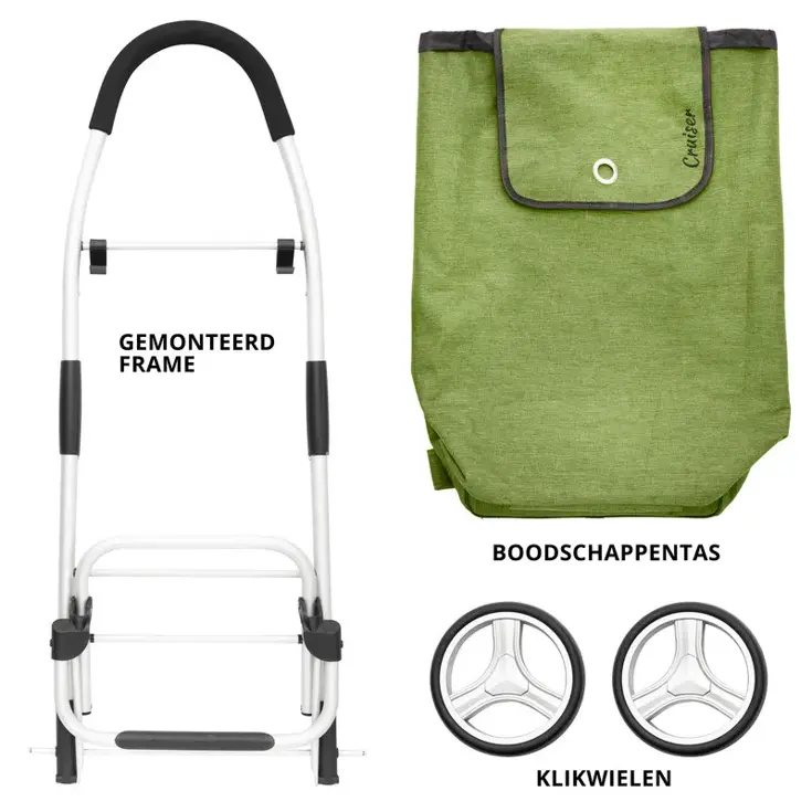 Foldable Boodschappenwagen 45 liter