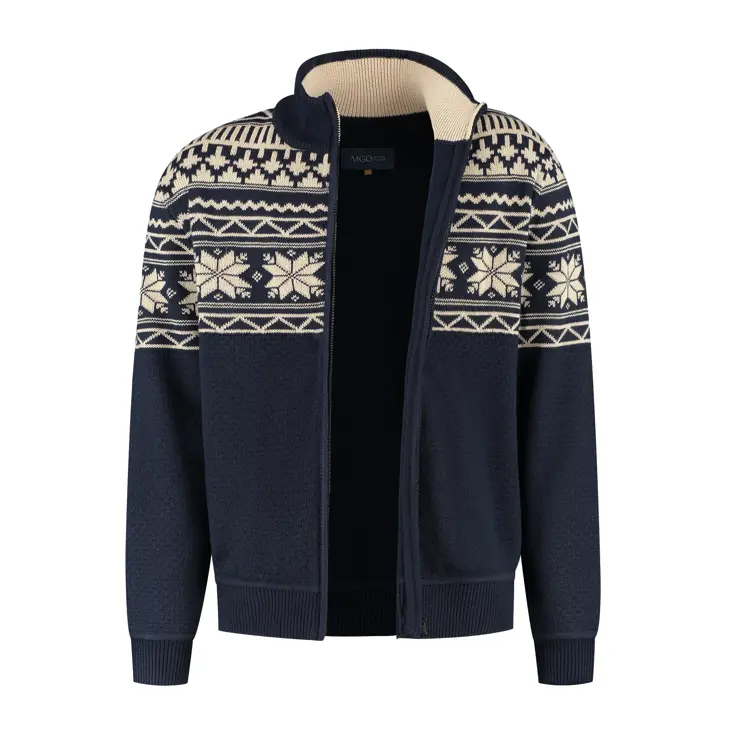 Lenn Heren - Outdoorvest - Noors patroon