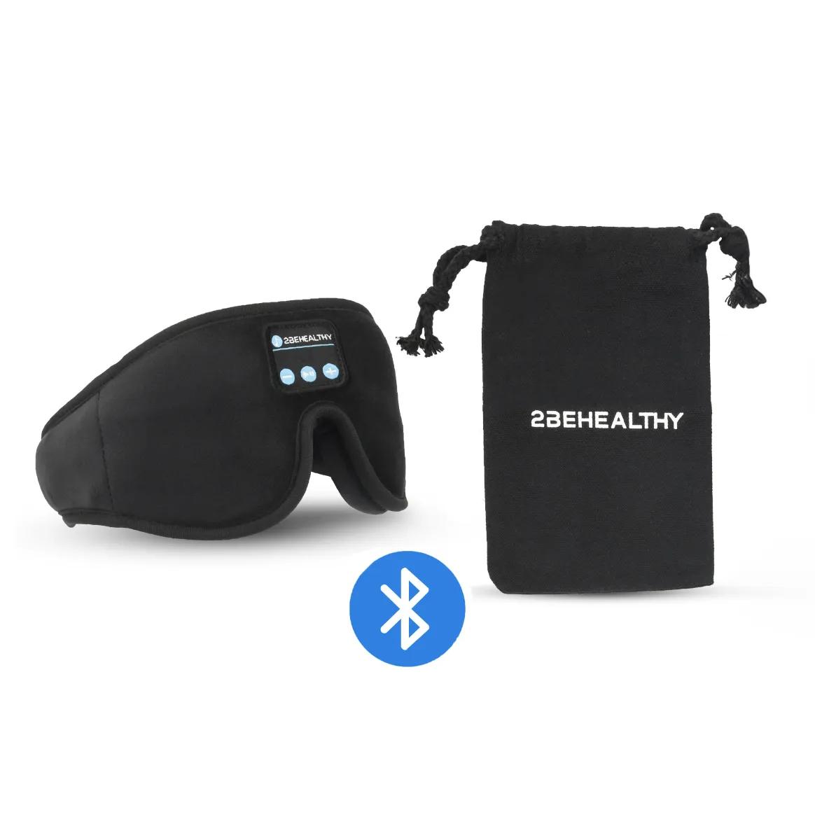 2BEHEALTHY  3D Slaapmasker met Bluetooth  Zwart