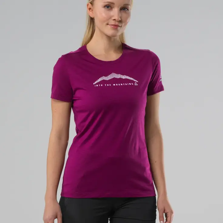 Korte mouwen shirt Merino Light dames