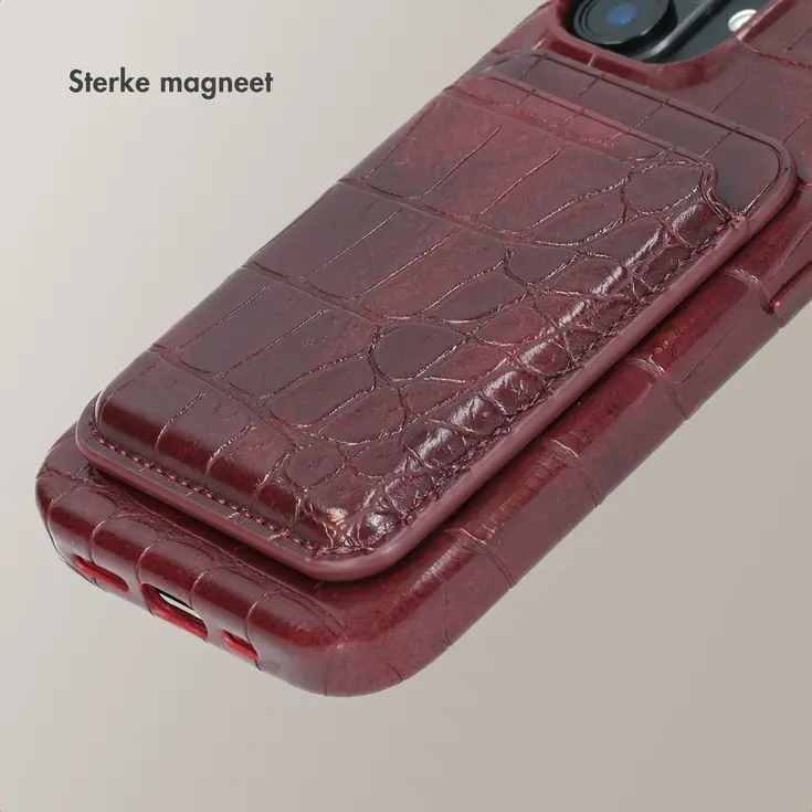 Croco Pashouder met MagSafe