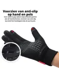 Waterafstotende handschoenen met touchscreen