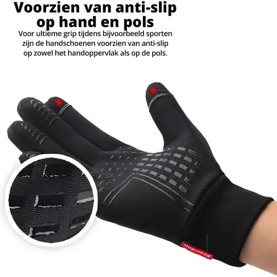 Waterafstotende handschoenen met touchscreen