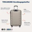 TRVLMORE Handbagage Koffer - 38L