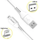 Accezz Lightning naar USB kabel 1 meter