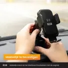 Telefoonhouder Auto met Draadloze Oplader