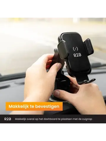 Telefoonhouder Auto met Draadloze Oplader