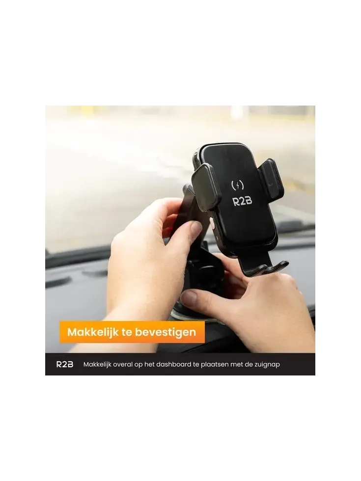 Telefoonhouder Auto met Draadloze Oplader