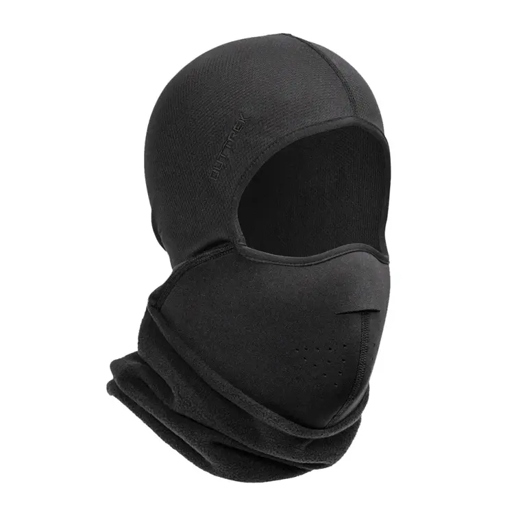 Skibivakmuts voor onder skihelm Zwart - L/XL