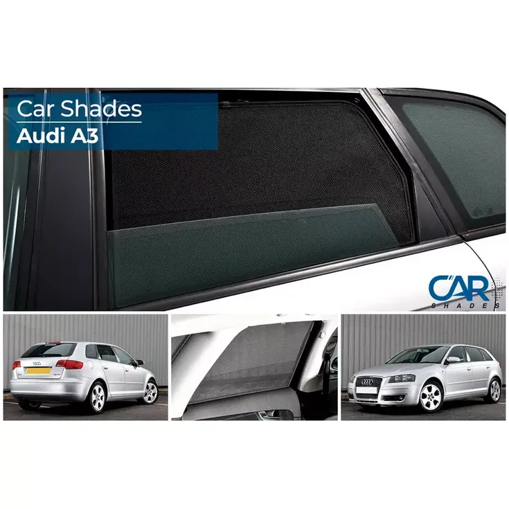 Audi A3 8P 5 deurs 2003-2012 - Zonneschermen achterportieren