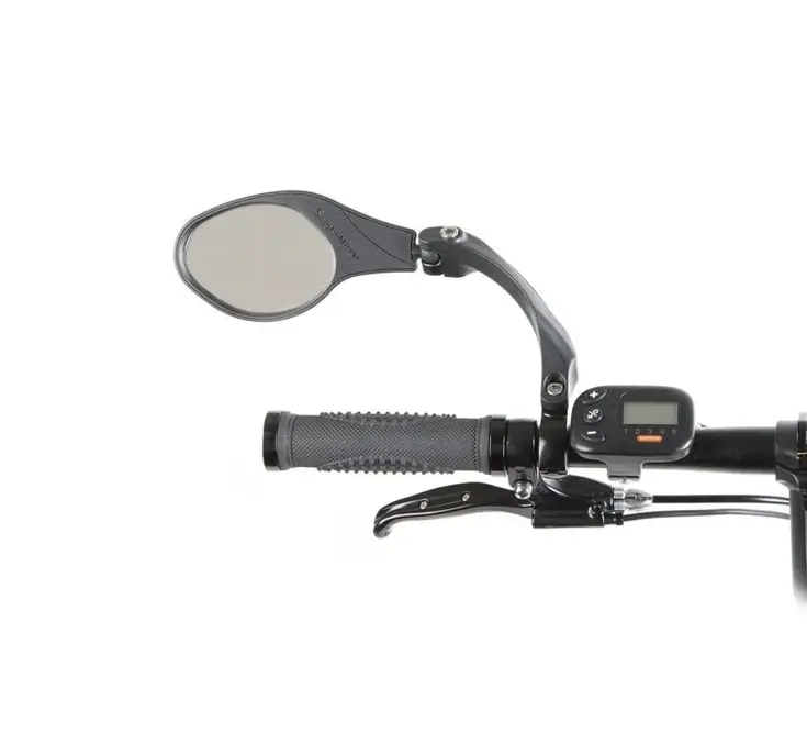 Fietsspiegel Uno links met blank glas