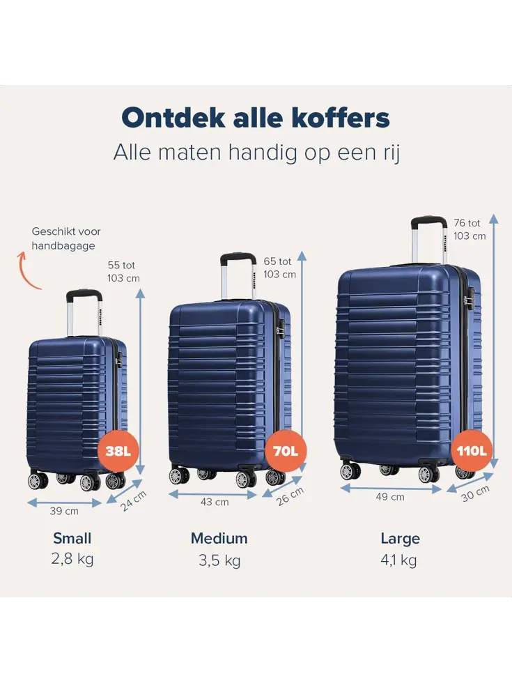 Handbagage Koffer – 38L