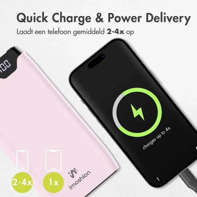 imoshion Powerbank 20.000 mAh 22.5w Snellader