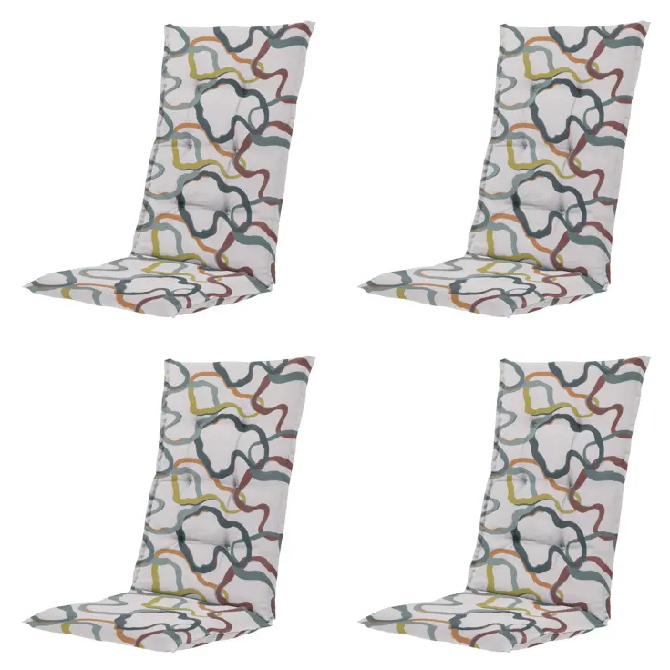 Blaze - Kussen hoge rug - Set van 4
