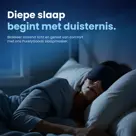 Slaapmasker Katoen - Donkerblauw - PurelyGoods