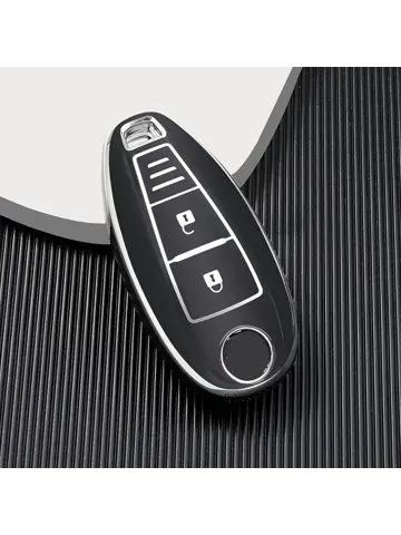 TPU Sleutelhoesje voor Suzuki zwart A3A