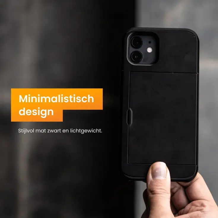 R2B iPhone 15 Hoesje met pasjeshouder