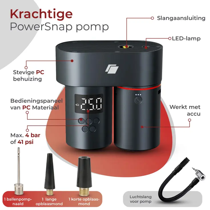 PowerSnap 12V Draadloze Bandenpomp 150psi